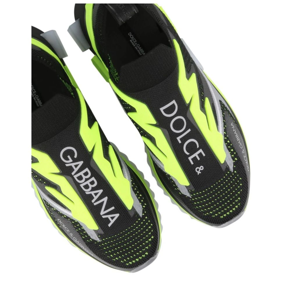 Dolce & Gabbana Black Polyester Sneaker - Beyzy Store - Dolce & Gabbana
