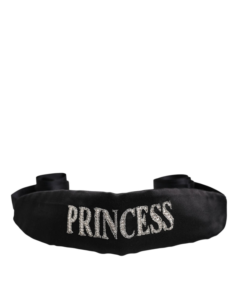 Dolce & Gabbana Black Princess Fantasy Braided Waist Belt - Beyzy Store - Dolce & Gabbana