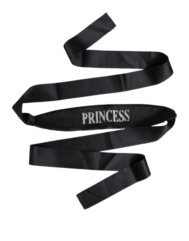 Dolce & Gabbana Black Princess Fantasy Braided Waist Belt - Beyzy Store - Dolce & Gabbana