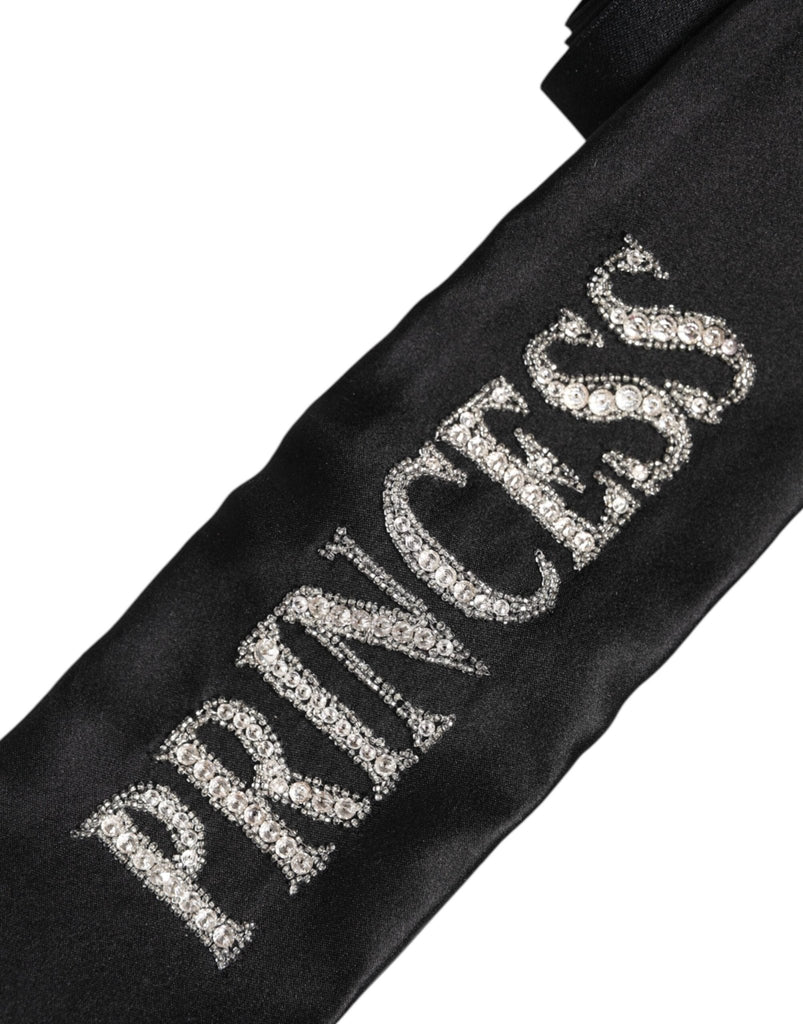 Dolce & Gabbana Black Princess Fantasy Braided Waist Belt - Beyzy Store - Dolce & Gabbana