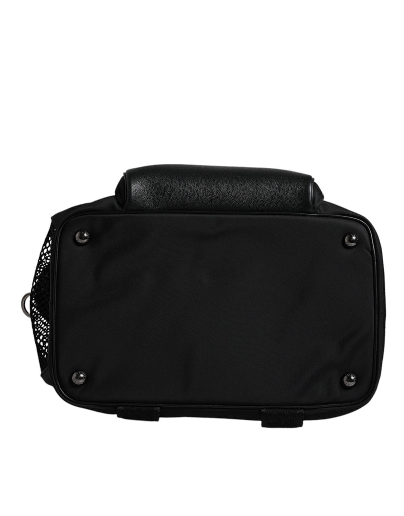 Dolce & Gabbana Black Shoulder Strap Pet Carry Logo Plaque Bag - Beyzy Store - Dolce & Gabbana