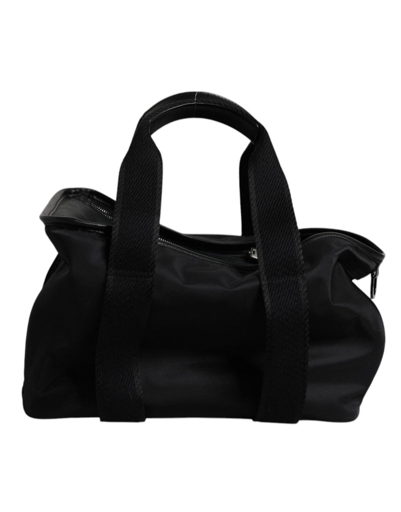 Dolce & Gabbana Black Shoulder Strap Pet Carry Logo Plaque Bag - Beyzy Store - Dolce & Gabbana