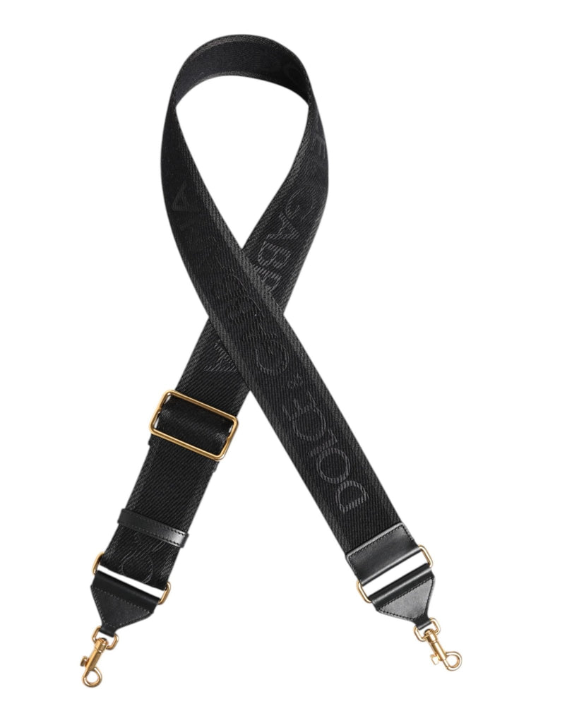 Dolce & Gabbana Black Solid Viscose Bag Shoulder Strap - Beyzy Store - Dolce & Gabbana