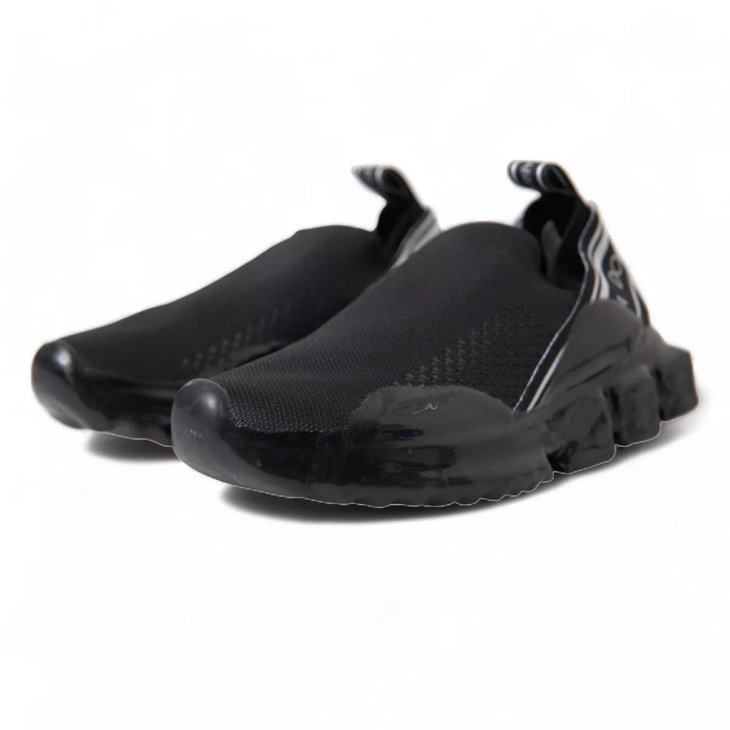 Dolce & Gabbana Black Sorrento Slip On Low Top Sneakers - Beyzy Store - Dolce & Gabbana