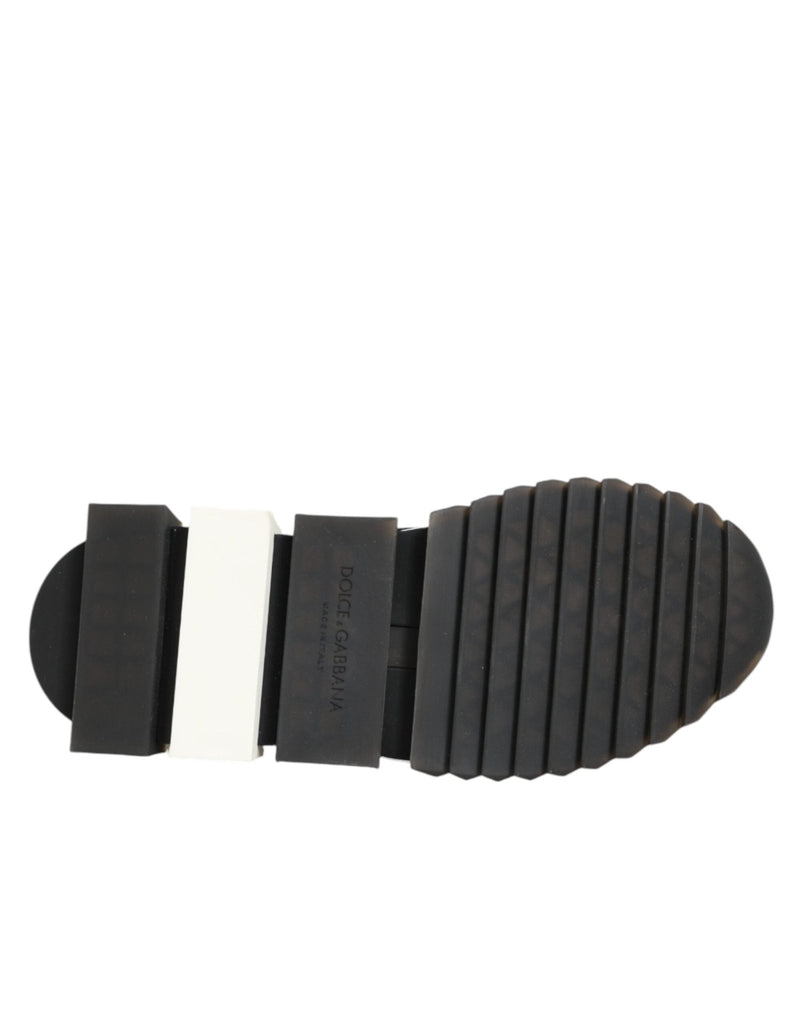 Dolce & Gabbana Black SORRENTO Sport Stretch Sneakers Shoes - Beyzy Store - Dolce & Gabbana