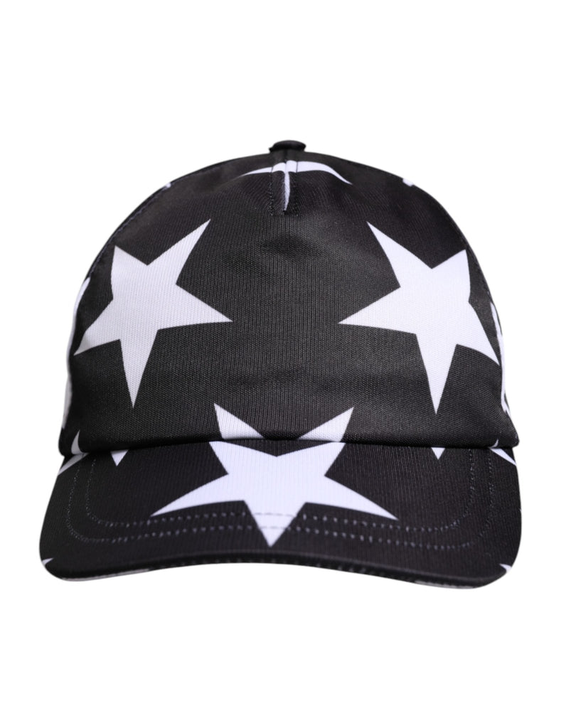 Dolce & Gabbana Black Star Print Polyester Baseball Cap - Beyzy Store - Dolce & Gabbana