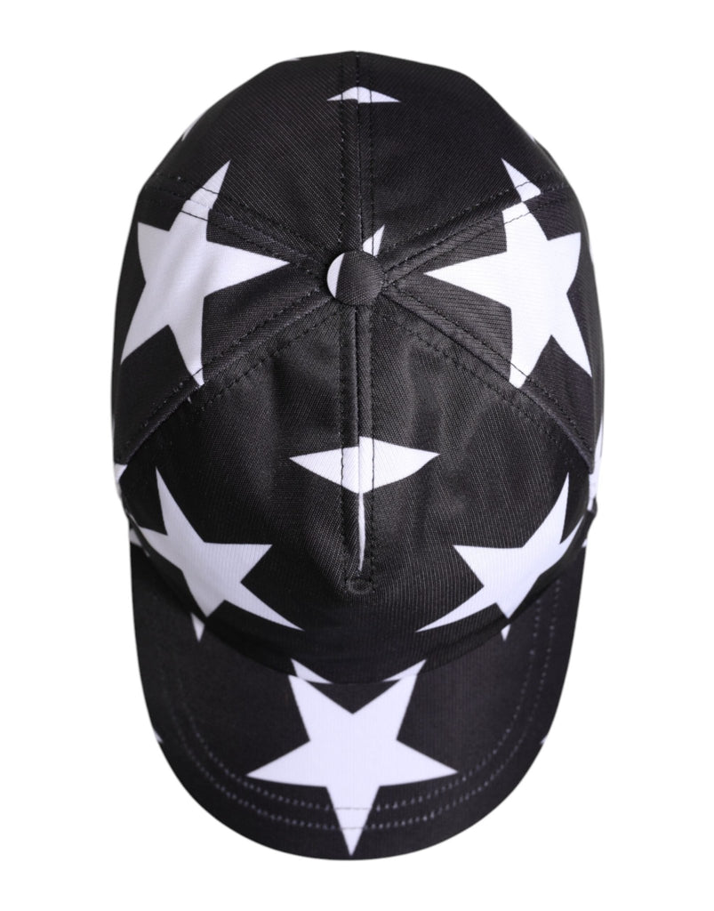 Dolce & Gabbana Black Star Print Polyester Baseball Cap - Beyzy Store - Dolce & Gabbana