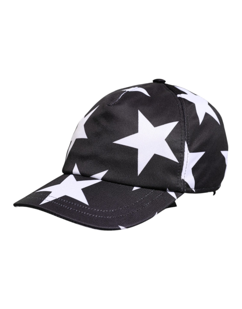 Dolce & Gabbana Black Star Print Polyester Baseball Cap - Beyzy Store - Dolce & Gabbana