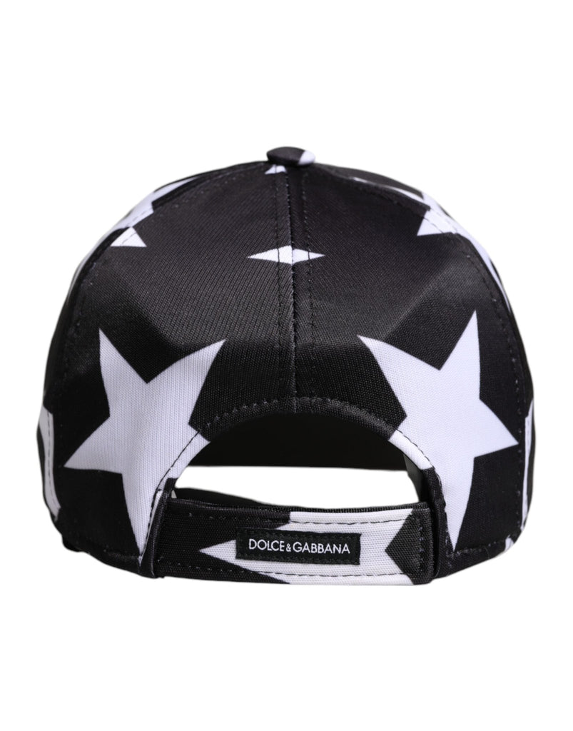 Dolce & Gabbana Black Star Print Polyester Baseball Cap - Beyzy Store - Dolce & Gabbana