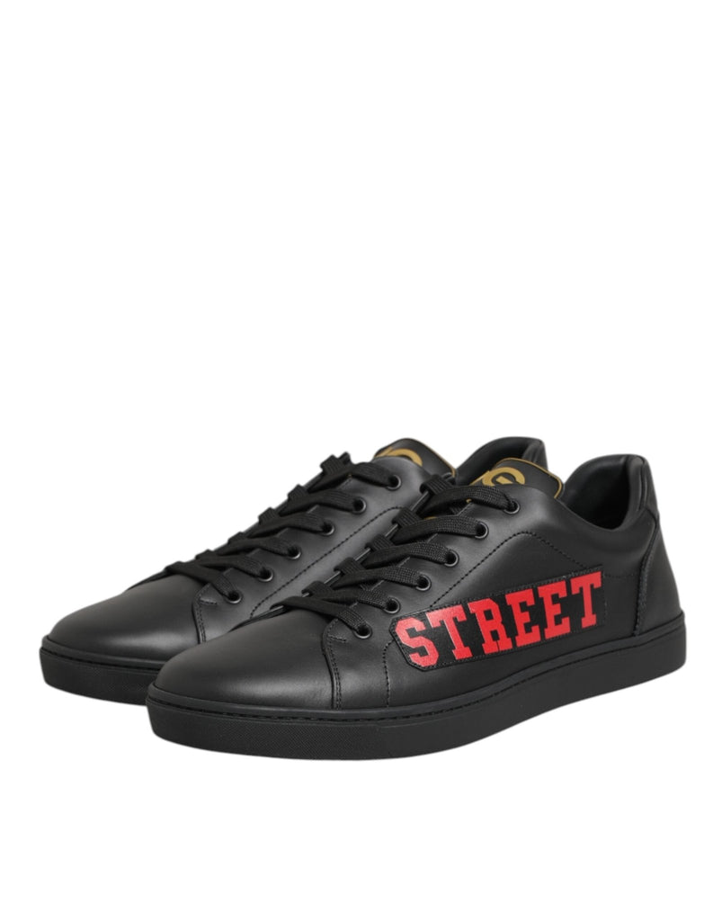 Dolce & Gabbana Black Street Life Low Top Men Sneakers Shoes - Beyzy Store - Dolce & Gabbana