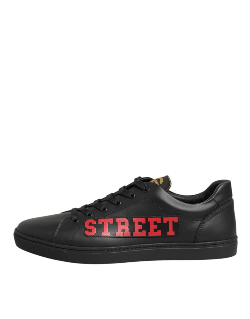 Dolce & Gabbana Black Street Life Low Top Men Sneakers Shoes - Beyzy Store - Dolce & Gabbana