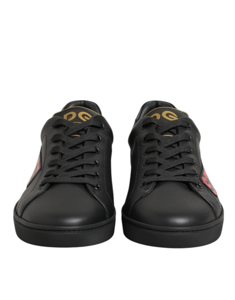 Dolce & Gabbana Black Street Life Low Top Men Sneakers Shoes - Beyzy Store - Dolce & Gabbana