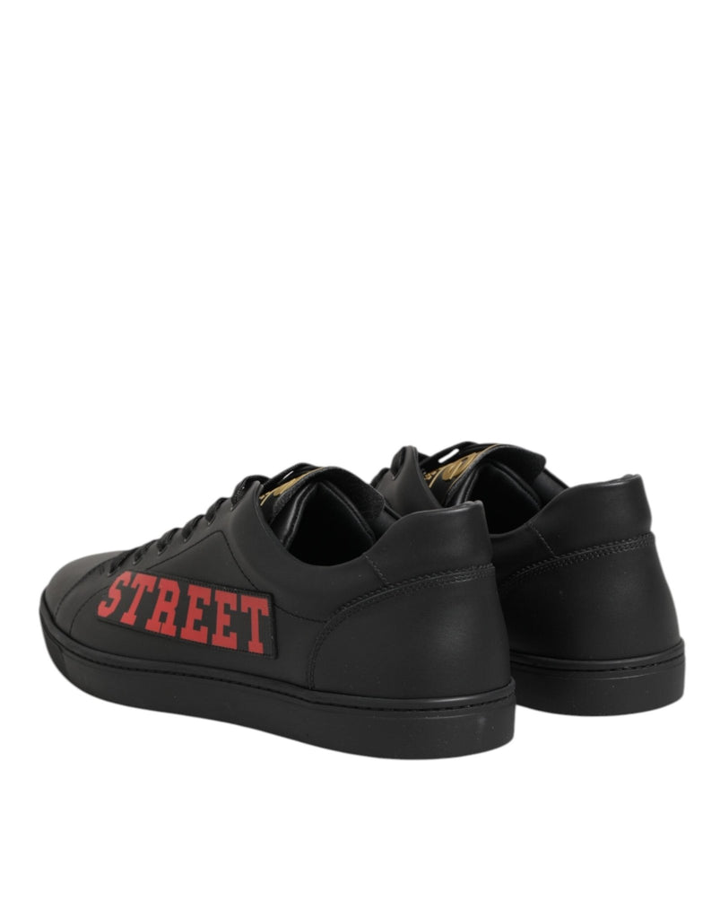 Dolce & Gabbana Black Street Life Low Top Men Sneakers Shoes - Beyzy Store - Dolce & Gabbana