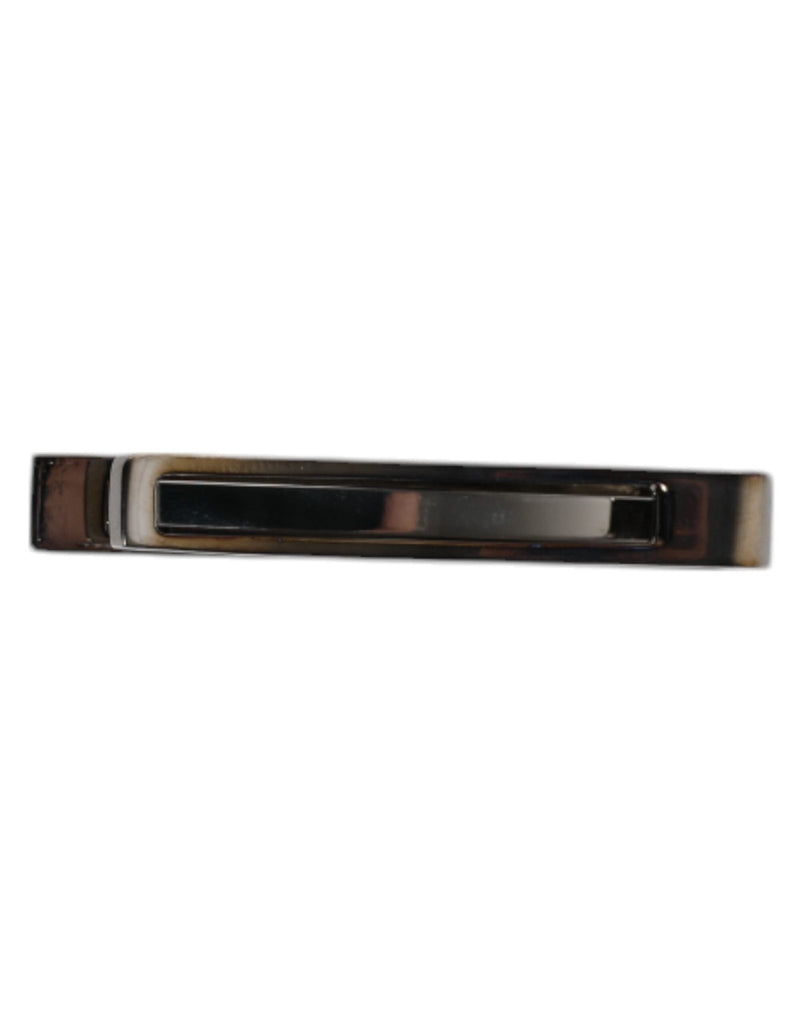 Dolce & Gabbana Black Tone Brass Logo Branded Tie Clip Bar - Beyzy Store - Dolce & Gabbana