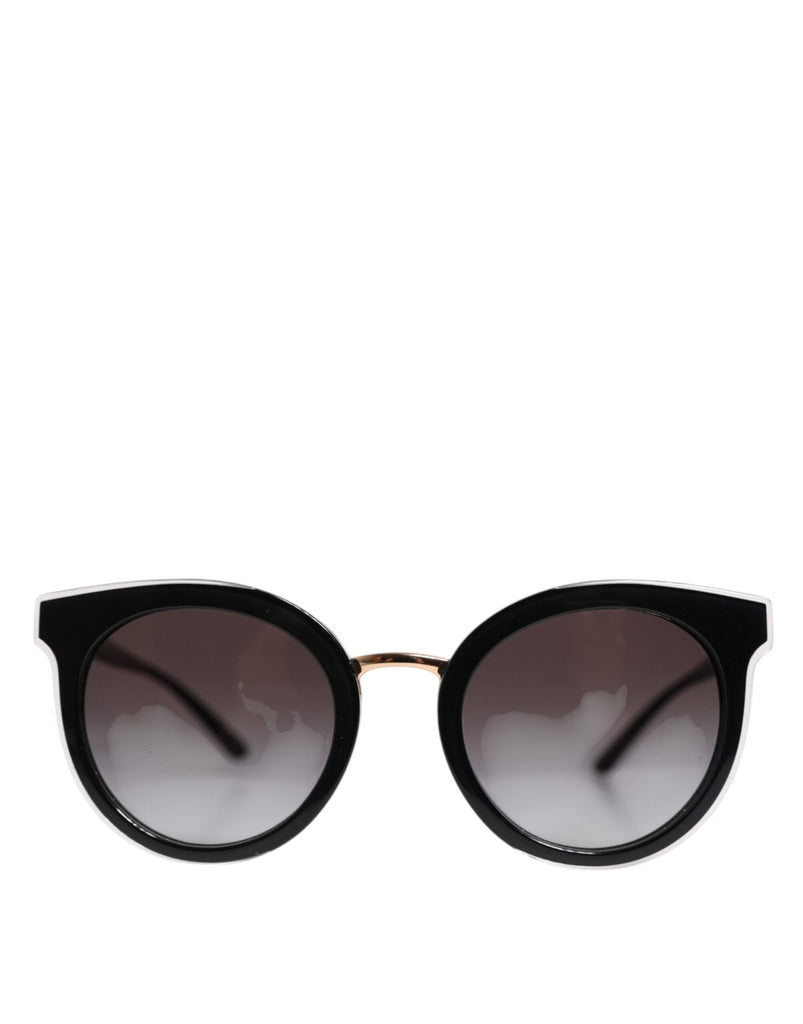 Dolce & Gabbana Black Transparent Trim Round DG4371 - F Eyewear Sunglasses - Beyzy Store - Dolce & Gabbana