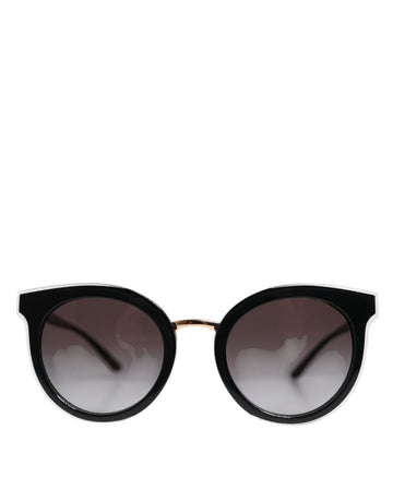 Dolce & Gabbana Black Transparent Trim Round DG4371 - F Eyewear Sunglasses - Beyzy Store - Dolce & Gabbana