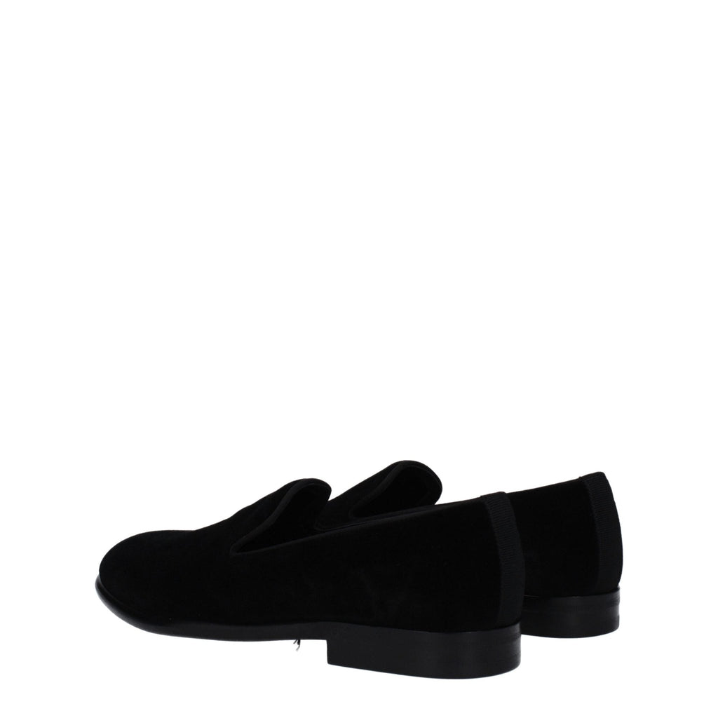 Dolce & Gabbana Black Velvet Loafer - Beyzy Store - Dolce & Gabbana