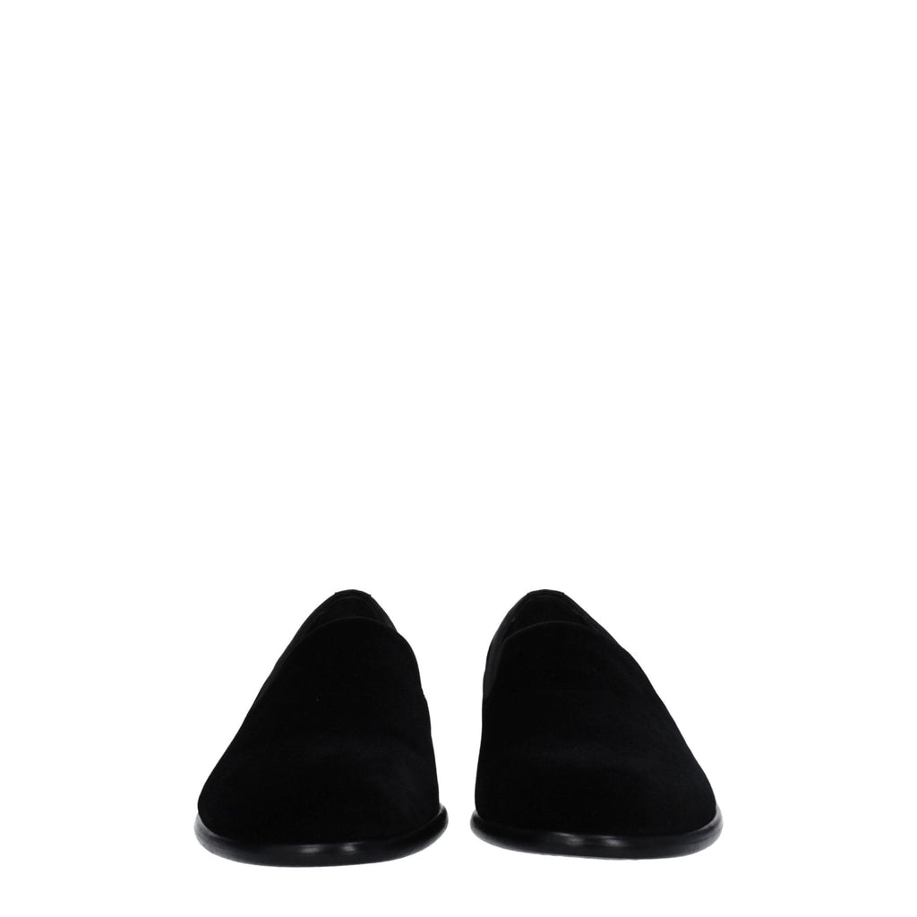 Dolce & Gabbana Black Velvet Loafer - Beyzy Store - Dolce & Gabbana