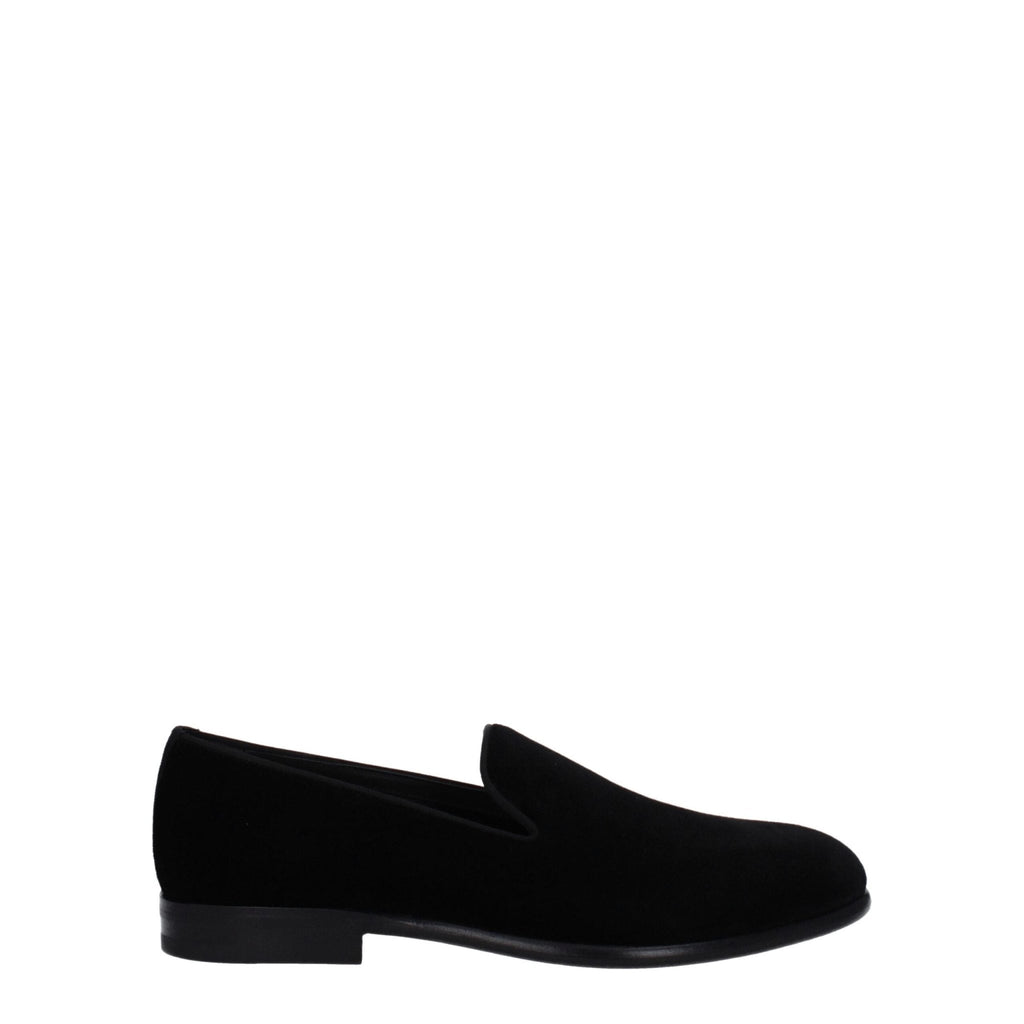 Dolce & Gabbana Black Velvet Loafer - Beyzy Store - Dolce & Gabbana