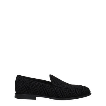 Dolce & Gabbana Black Velvet Slip - On Loafer - Beyzy Store - Dolce & Gabbana