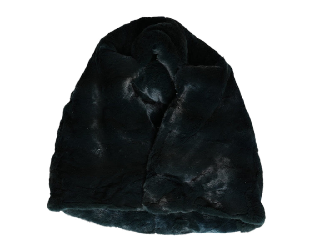 Dolce & Gabbana Black Weasel Fur Womens Beanie Hat - Beyzy Store - Dolce & Gabbana
