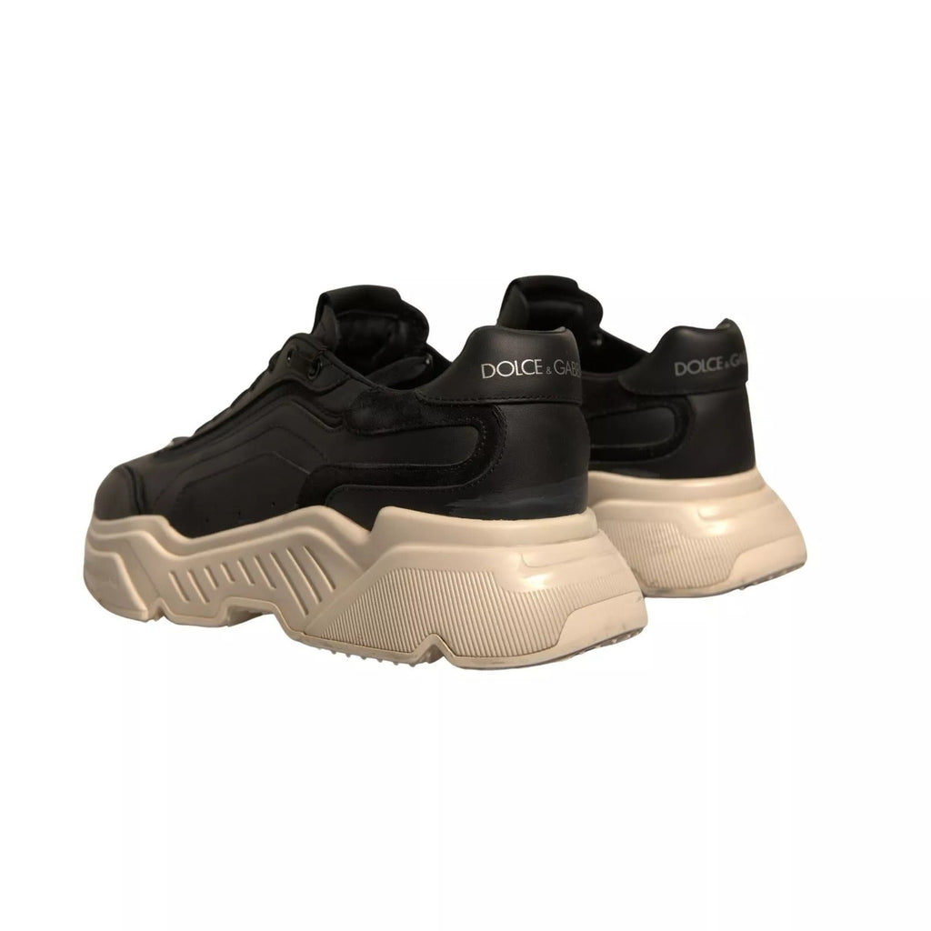 Dolce & Gabbana Black White Daymaster Low Top Sneakers Shoes - Beyzy Store - Dolce & Gabbana