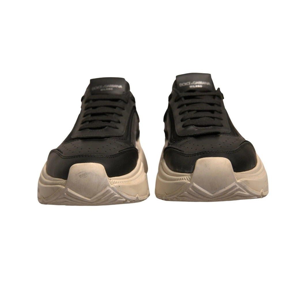 Dolce & Gabbana Black White Daymaster Low Top Sneakers Shoes - Beyzy Store - Dolce & Gabbana