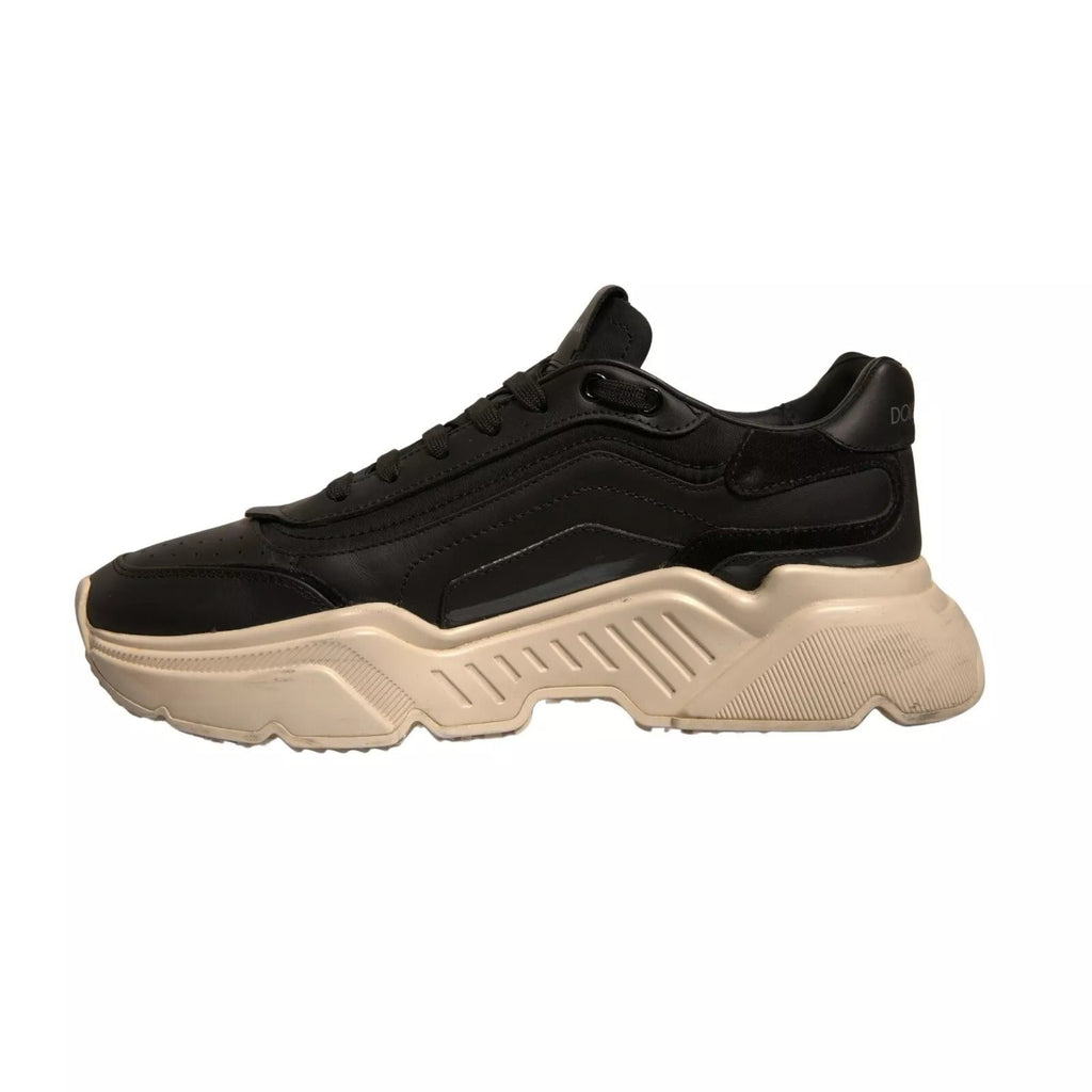 Dolce & Gabbana Black White Daymaster Low Top Sneakers Shoes - Beyzy Store - Dolce & Gabbana