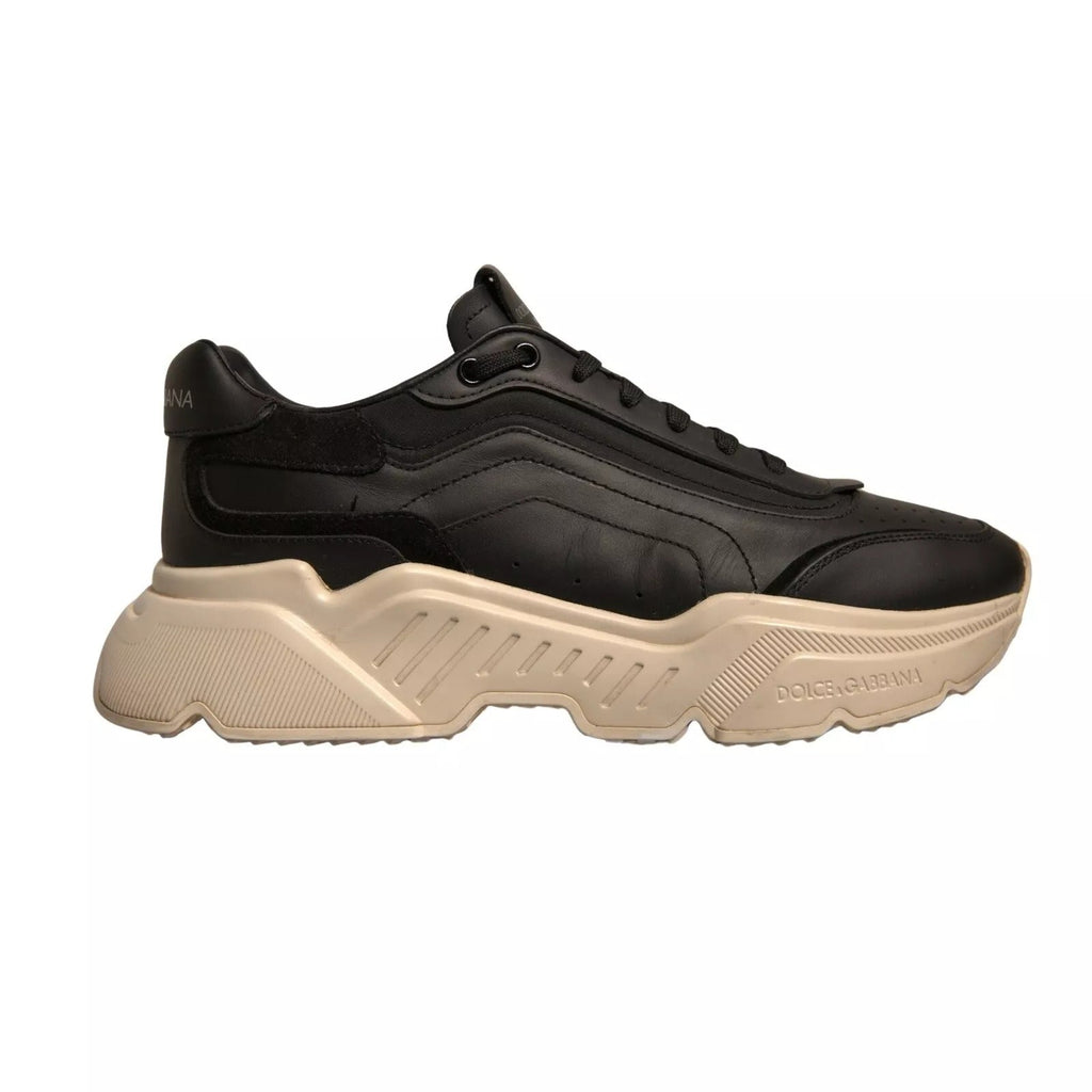 Dolce & Gabbana Black White Daymaster Low Top Sneakers Shoes - Beyzy Store - Dolce & Gabbana