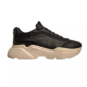 Dolce & Gabbana Black White Daymaster Low Top Sneakers Shoes - Beyzy Store - Dolce & Gabbana