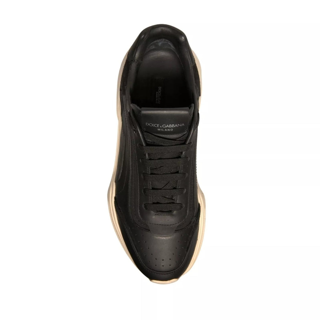 Dolce & Gabbana Black White Daymaster Low Top Sneakers Shoes - Beyzy Store - Dolce & Gabbana