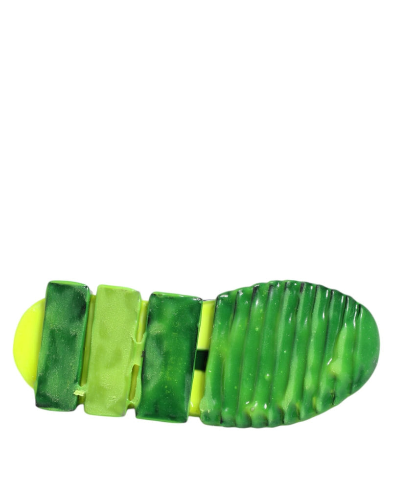 Dolce & Gabbana Black White Slip On Sorrento Sneakers Shoes - Beyzy Store - Dolce & Gabbana