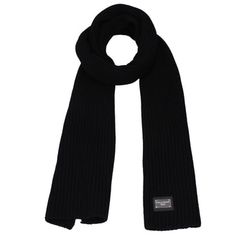 Dolce & Gabbana Black Wool Scarves - Beyzy Store - Dolce & Gabbana