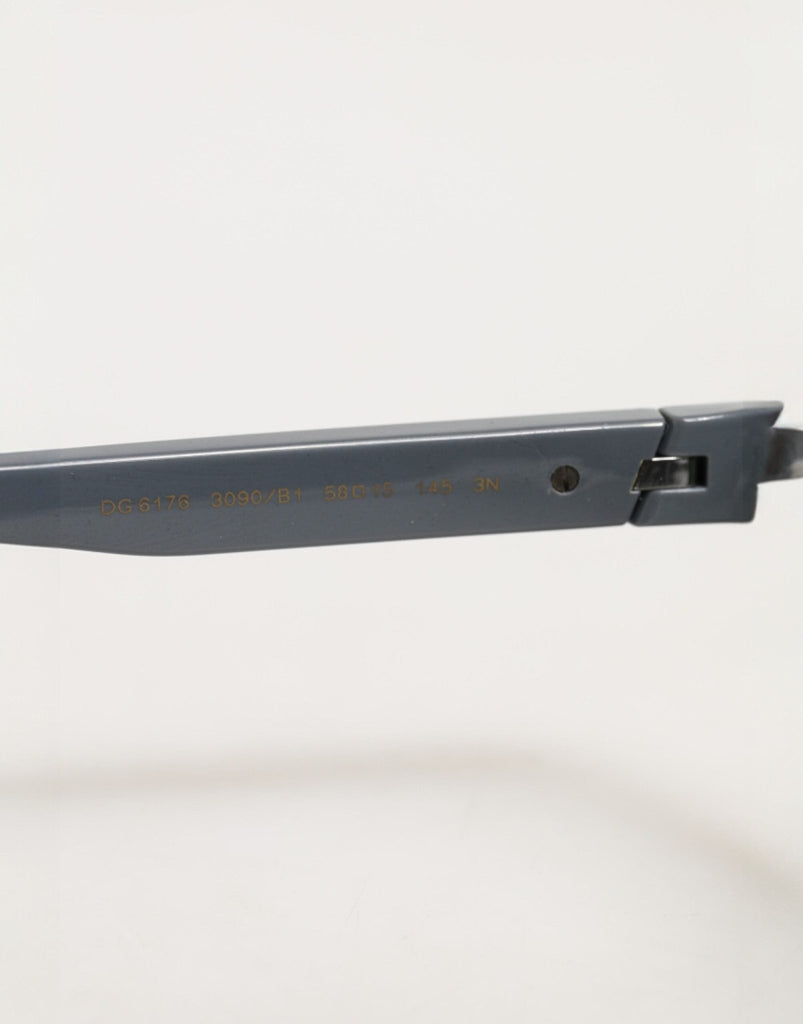 Dolce & Gabbana Blue Acetate Aviator Shades Eyewear Sunglasses - Beyzy Store - Dolce & Gabbana