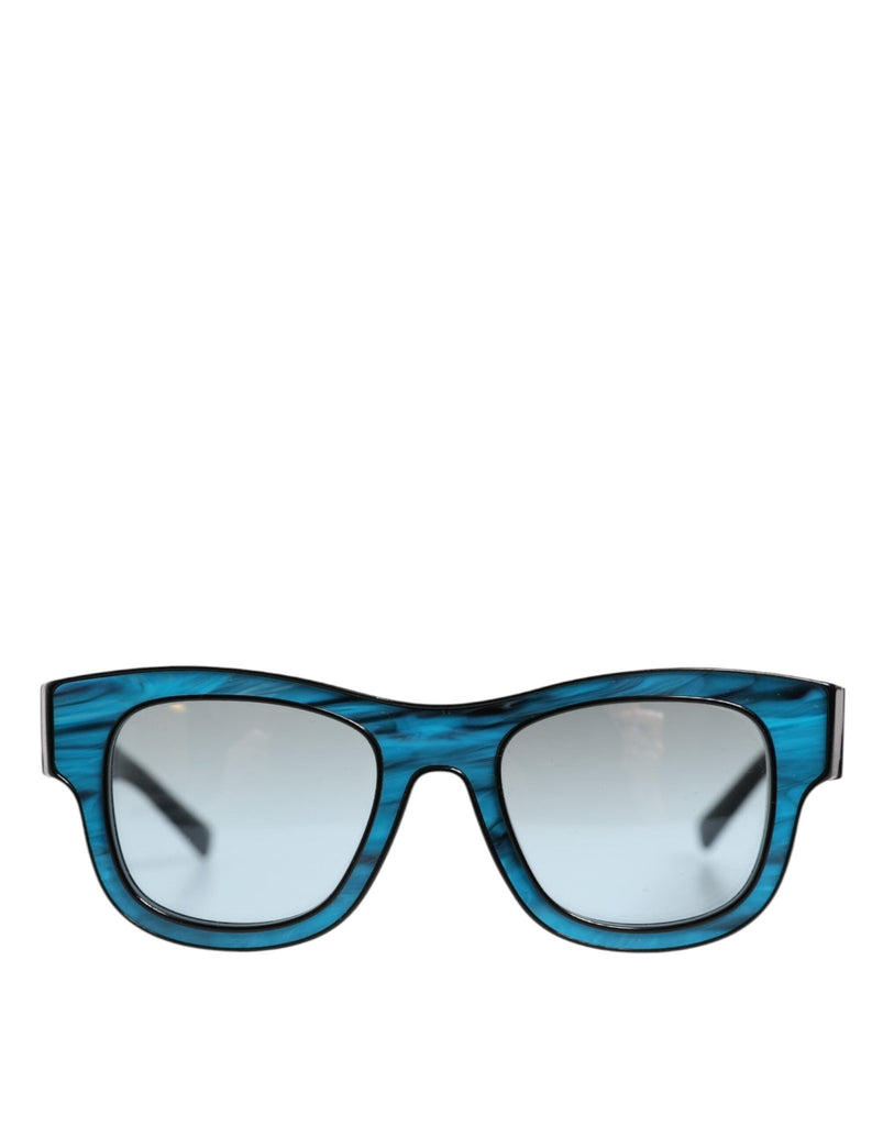 Dolce & Gabbana Blue Black Marbled Metal DG2215K Eyewear Sunglasses - Beyzy Store - Dolce & Gabbana