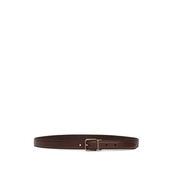 Dolce & Gabbana Brown Calfskin Belt - Beyzy Store - Dolce & Gabbana