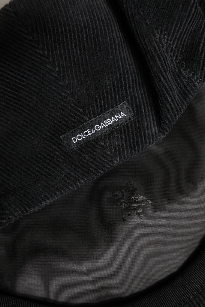 Dolce & Gabbana Brown Cotton Newsboy Capello Cabbie Hat - Beyzy Store - Dolce & Gabbana