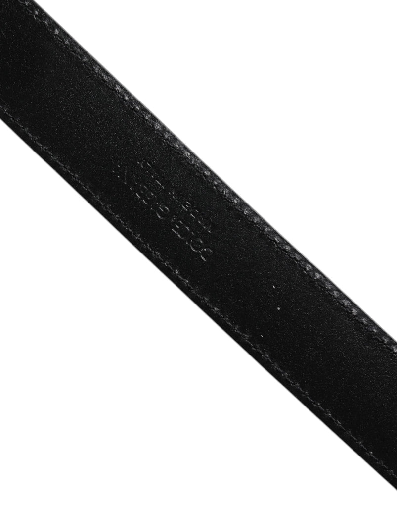 Dolce & Gabbana Brown Exotic Leather Classic Metal Buckle Belt - Beyzy Store - Dolce & Gabbana