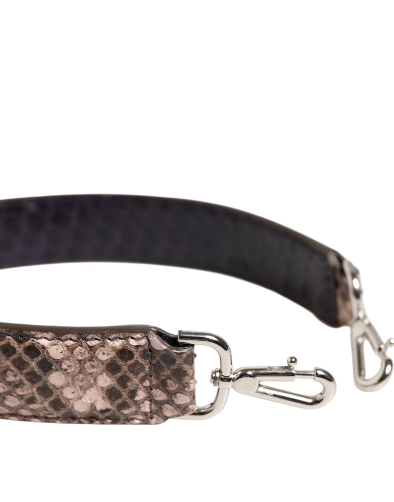 Dolce & Gabbana Brown Exotic Leather Handbag Accessory Shoulder Strap - Beyzy Store - Dolce & Gabbana