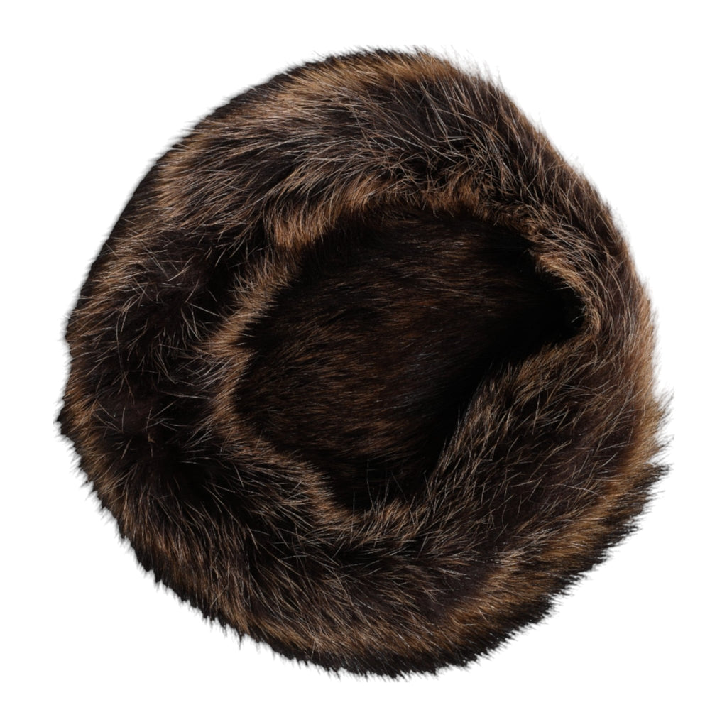 Dolce & Gabbana Brown Fur Women Bucket Hat - Beyzy Store - Dolce & Gabbana