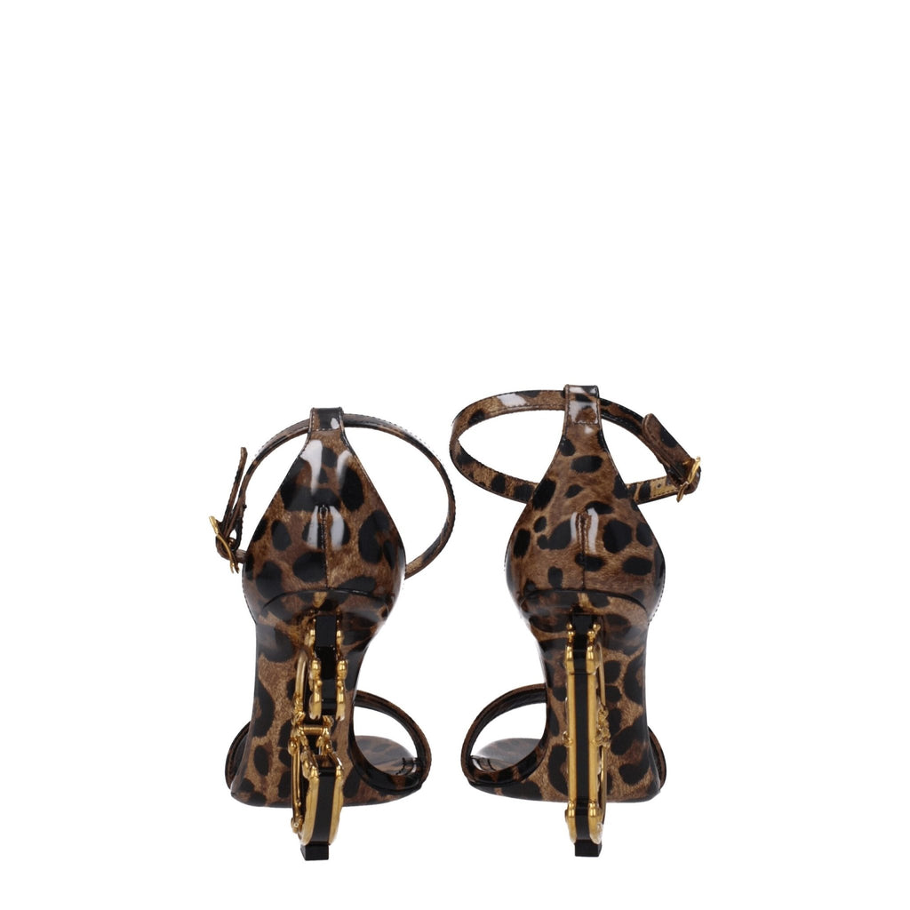Dolce & Gabbana Brown Leather Sandals - Beyzy Store - Dolce & Gabbana