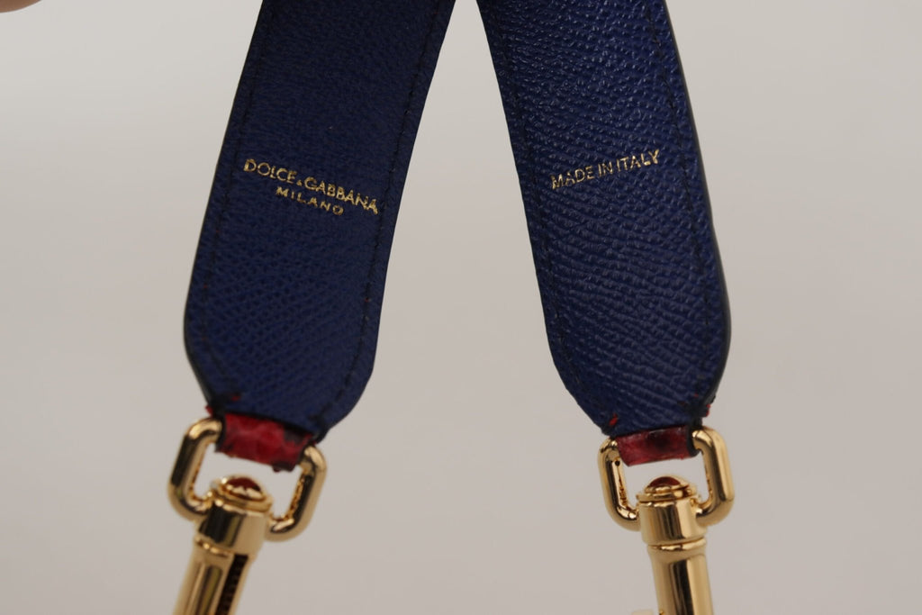 Dolce & Gabbana Chic Red Python Leather Shoulder Strap - Beyzy Store - Dolce & Gabbana
