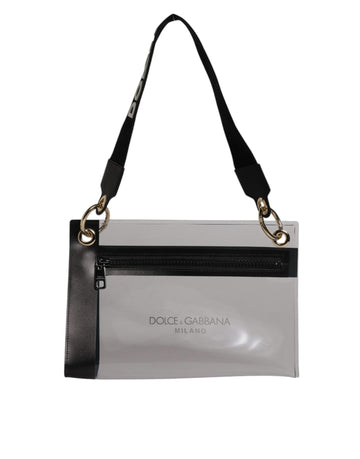 Dolce & Gabbana Clear PVC Leather Pouch Shoulder Strap Bag - Beyzy Store - Dolce & Gabbana