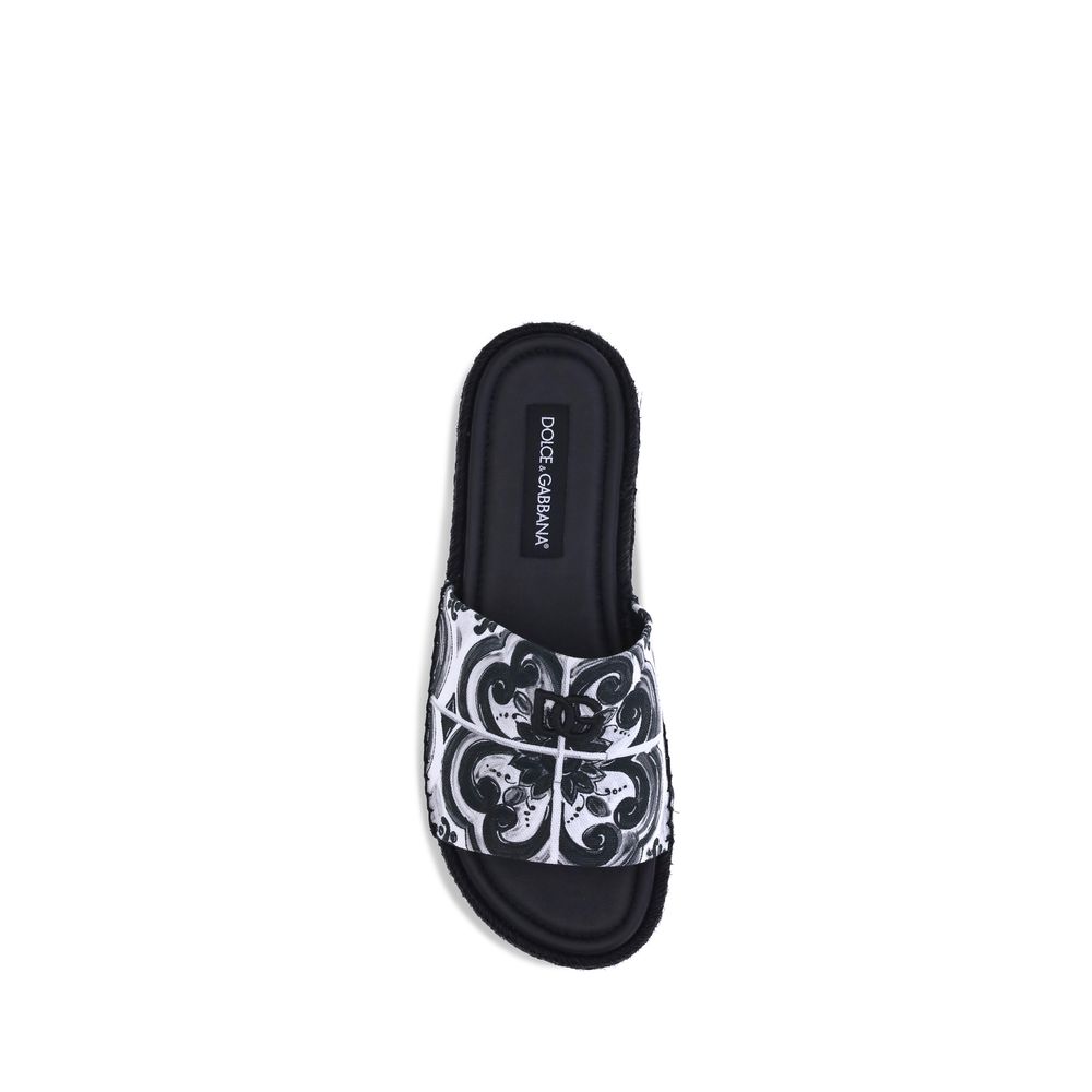 Dolce & Gabbana Cotton Sandals - Beyzy Store - Dolce & Gabbana