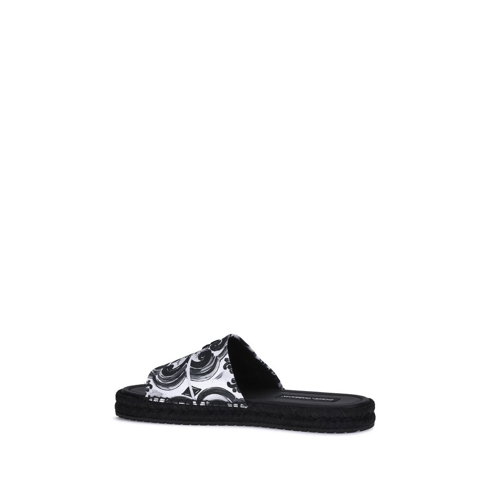 Dolce & Gabbana Cotton Sandals - Beyzy Store - Dolce & Gabbana