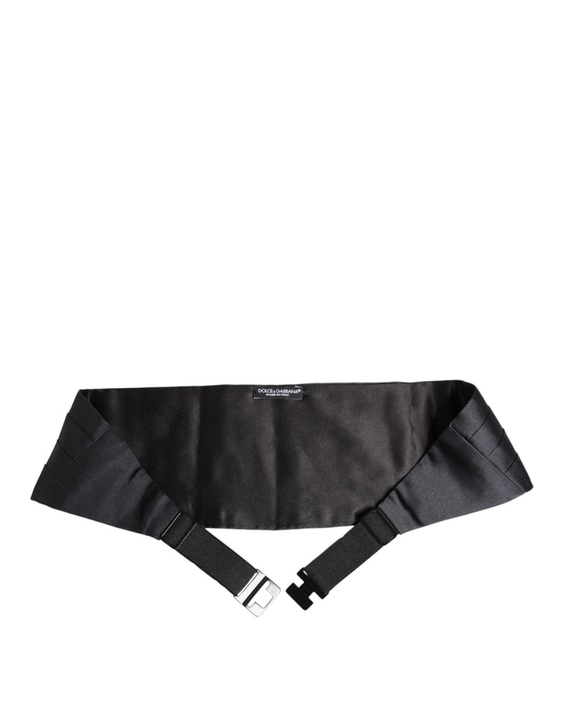 Dolce & Gabbana Dark Blue 100% Silk Belt Waist Cummerbund - Beyzy Store - Dolce & Gabbana