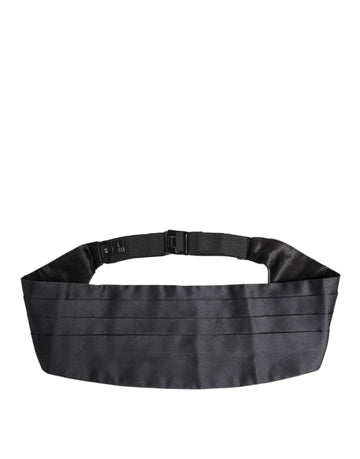 Dolce & Gabbana Dark Blue 100% Silk Belt Waist Cummerbund - Beyzy Store - Dolce & Gabbana