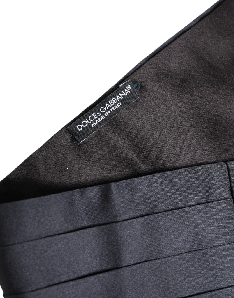 Dolce & Gabbana Dark Blue 100% Silk Belt Waist Cummerbund - Beyzy Store - Dolce & Gabbana
