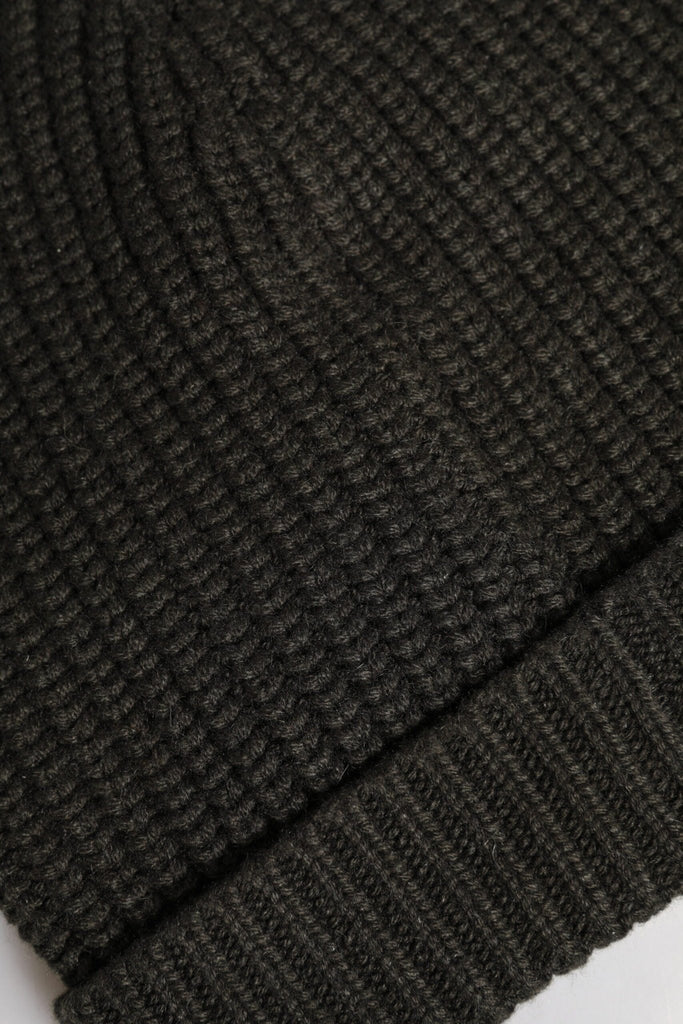 Dolce & Gabbana Dark Gray Cashmere Knit Winter Beanie Hat - Beyzy Store - Dolce & Gabbana