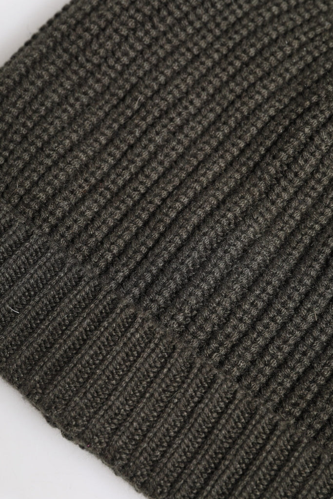 Dolce & Gabbana Dark Gray Cashmere Knit Winter Beanie Hat - Beyzy Store - Dolce & Gabbana